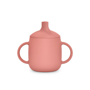 Taza de aprendizaje evolutiva de silicona 3 en 1 Colour Essence rosa 