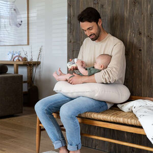 Cojín lactancia y maternidad 150 cm Softy - Tetra Jersey Sand 