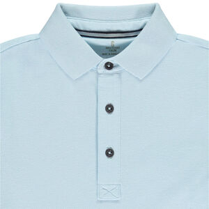 Polo de manga corta liso para niño 