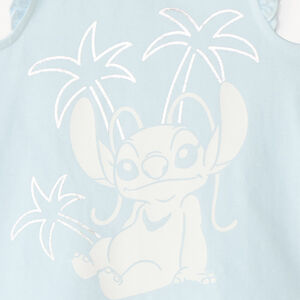 Top sin mangas con volantes estampado de Angel Disney para niña 