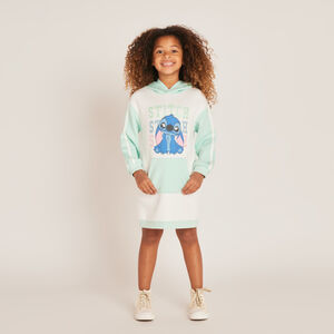 Sudadera con capucha para niña con estampado de Stitch 