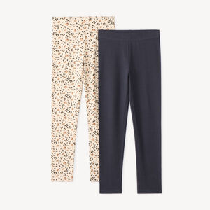 Conjunto de 2 calzoncillos en color liso y estampado para niña 