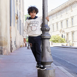 Ensemble jogging sweat à capuche garçon en molleton Mickey 