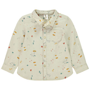 Camisa de manga larga con estampado de dinosaurios para bebé niño 