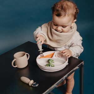 Taza de aprendizaje evolutiva de silicona 3 en 1 Colour Essence rosa 