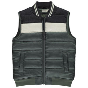 Chaleco sin mangas efecto color block para niño 