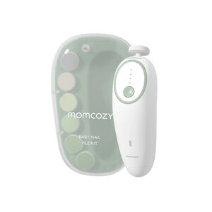 Lima de uñas eléctrica para bebé y adultos blanco/ verde 