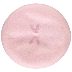 Béret de fieltro rosa claro para niña  Main Béret de fieltro rosa claro para niña
