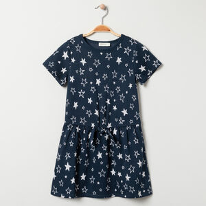Vestido manga corta estampado all-over Main Vestido manga corta estampado all-over