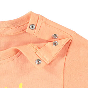 Camiseta manga corta estampado tropical fantasía para bebé niño 