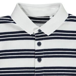 Polo manga corta rayas para niño 