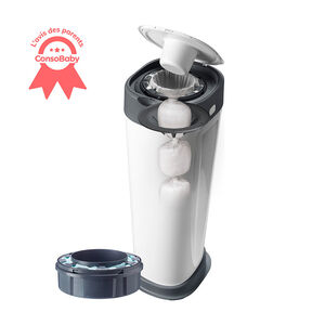 Contenedor para pañales Twist & Click XL blanco con recambio 