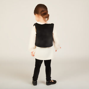 Conjunto de 3 piezas con blusa de tetra niña bebé. 