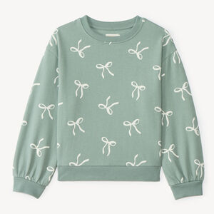 Sudadera de niña de felpa con estampado original. 