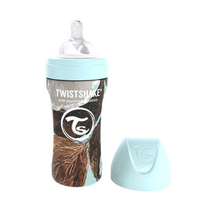 Biberón anticólicos de acero motivo coco 330 ml 