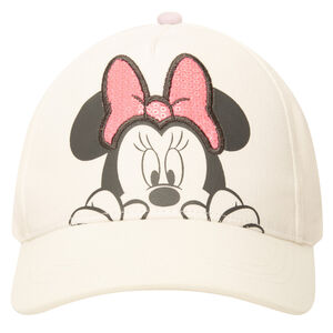 Casquette en twill motif Minnie Disney avec sequins fille 