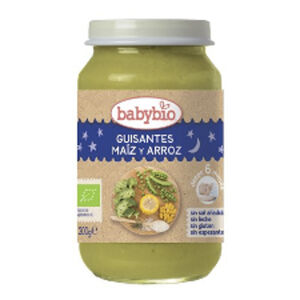 Babybio Buenas Noches Guisantes-Maíz-Arroz  Main Babybio Buenas Noches Guisantes-Maíz-Arroz
