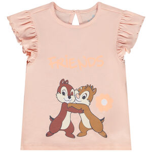 Camiseta de manga corta con volantes Tic & Tac Disney para bebé niña 