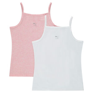Pack de 2 bodies con estampado de logo 