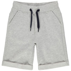Bermudas de felpa jaspeada Main Bermudas de felpa jaspeada