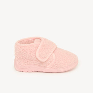 Botines de peluche para bebé niña en rosa 