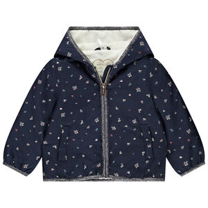 Chubasquero estampado floral forrado en sherpa para bebé niña  Main Chubasquero estampado floral forrado en sherpa para bebé niña