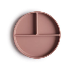 Plato de silicona 3 compartimentos Cloudy Mauve 