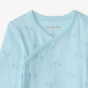 Lote de 2 bodies de manga larga con estampado de elefantes para bebé niño 