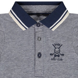 Polo manches longues print golf pour bébé garçon 