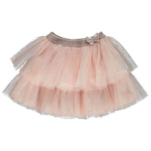 Falda con volantes de tul estampado mariposas para bebé niña 
