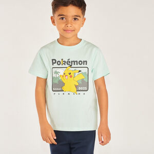 Camiseta de manga corta Pikachu Pokémon para niño 