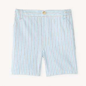Bermudas de tela a rayas para bebé niño 