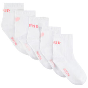 Pack de 5 pares de calcetines con mensajes en punto jacquard  Main Pack de 5 pares de calcetines con mensajes en punto jacquard