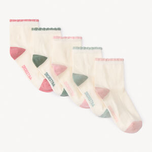 Pack de 5 pares de calcetines festoneados para niña  Main Pack de 5 pares de calcetines festoneados para niña