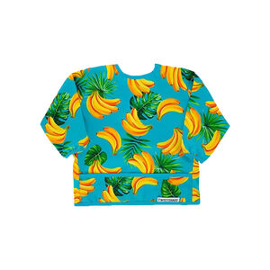 Babero de manga larga con estampado de plátanos 