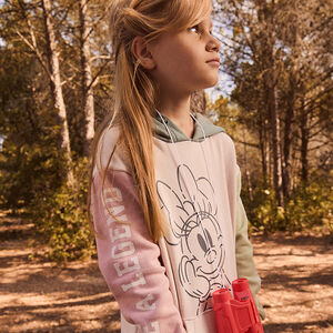 Ropa sudadera efecto color block Minnie Disney para niña 