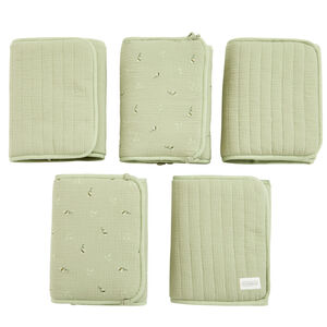 Lote de 5 protectores de barrotes modulares Promenade Bucolique verde 