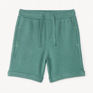 Bermudas de punto de panal lisos para bebé niño 