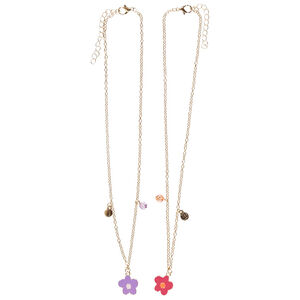 Pack de 2 collares colgantes flores para niña  Main Pack de 2 collares colgantes flores para niña