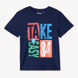 Camiseta de manga corta con estampado para niño 