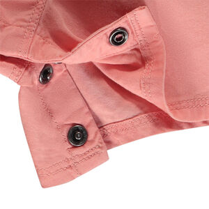 Salopette corta bordado pájaro para bebé niña 