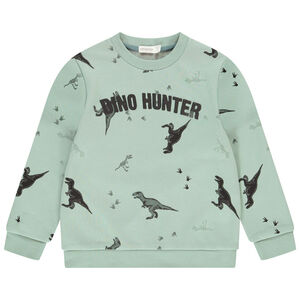 Sweat en molleton fancy imprimé dinosaures pour garçon Main Sweat en molleton fancy imprimé dinosaures pour garçon