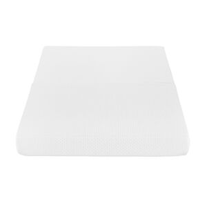 Colchón de viaje plegable 60 x 120 cm blanco 