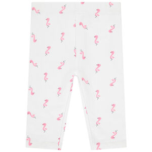 Pantalón corsario de jersey con estampado fantasía para bebé niña 