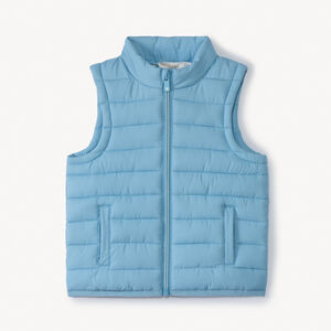 Chaleco acolchado liso sin mangas para bebé niño 