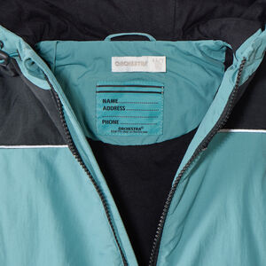 Cortavientos de tejido con capucha efecto colorblock para niño 