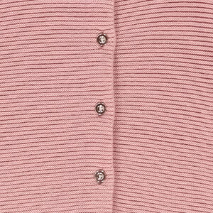 Chaleco de punto fantasía con brillo para niña 