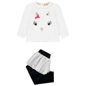 Pijama de terciopelo motivo navideño 