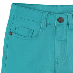 Pantalón slim de twill con efecto arrugado niño 