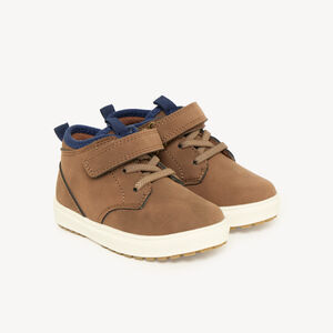 Botines para bebé niño con cordones elásticos y velcro 